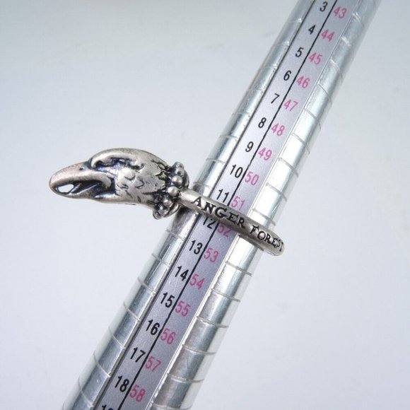 GUCCI ANGER FOREST Ring Silver Silver #6(US Size) unisex - Picture 5 of 6